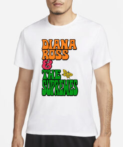 Diana Ross And The Supremes Stacked Butterfly T-Shirt1