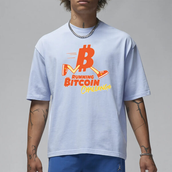 Fran Finney Running Bitcoin Challenge T-Shirt1