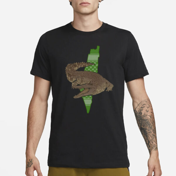 Gators Daily Palestinian Crocodile T-Shirt2