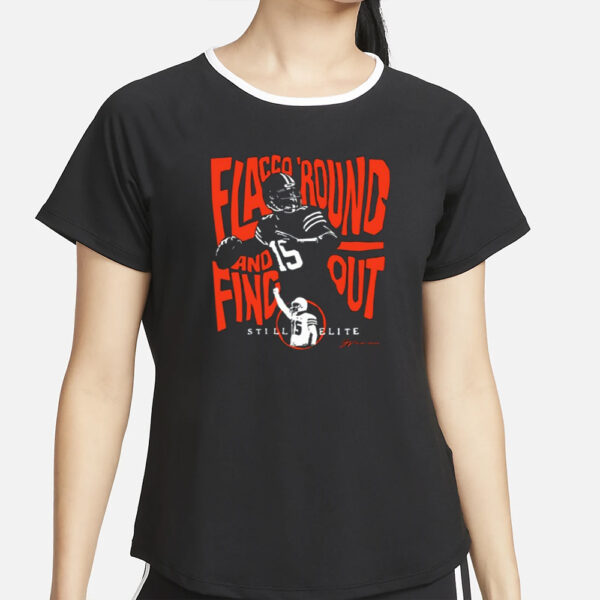 Gv Art And Design Flacco 'Round And Find Out T-Shirt2