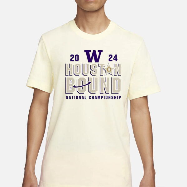 Huskies Houston Bound College Football Playoff 2024 National Championship T-Shirt1