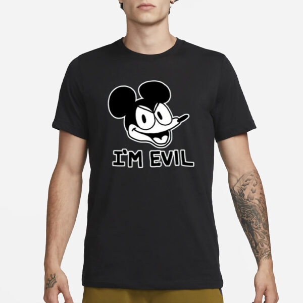 I'm Evil Mickey Public Domain Commemoration T-Shirt1