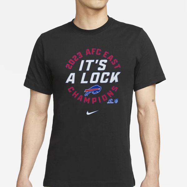 Josh Allen Bills 2023 AFC East Champions It’s A Lock T-Shirt