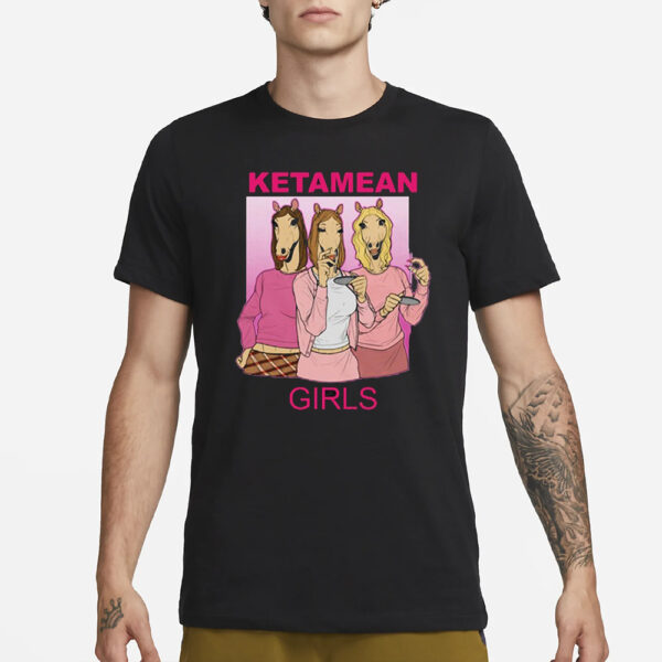 Ketamean Girls Horses T-Shirt3