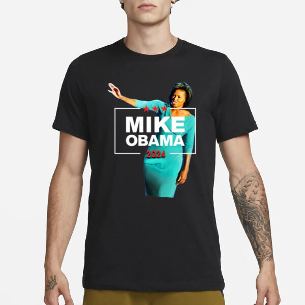 Luke Rudkowski Mike Obama 2024 T-Shirt2