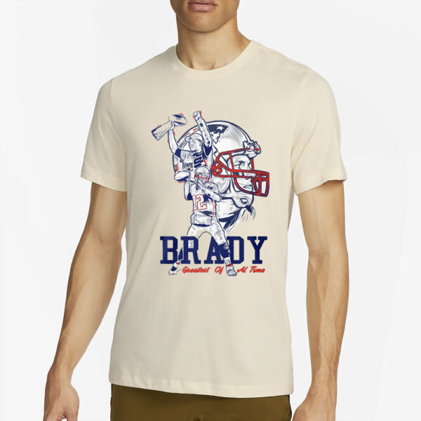 Matthew Slater Tom Brady Patriots Greatest Of All Time T-Shirt4