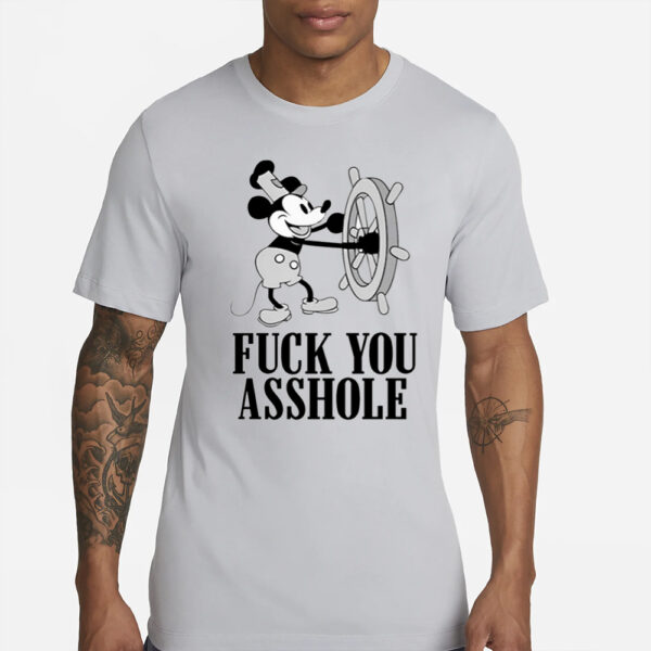 Methsyndicate Fuck You Asshole Mickey Mouse T-Shirts