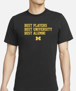 Michigan Football Best Players University Alumni T-Shirts