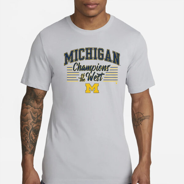 Michigan Football Champions Of The West T-Shirt