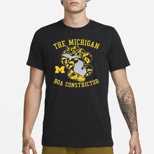 Michigan Football The Michigan Boa Constrictor T-Shirt1Michigan Football The Michigan Boa Constrictor T-Shirt1