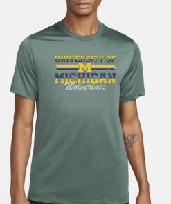 Michigan Football University Of Wolverines Throwback T-Shirt