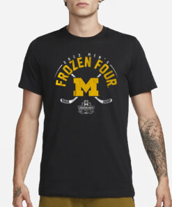 Michigan Hockey 2023 Men’s Frozen Four T-Shirt3