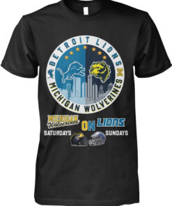 Michigan On Saturdays And Lions On Sundays T-Shirt