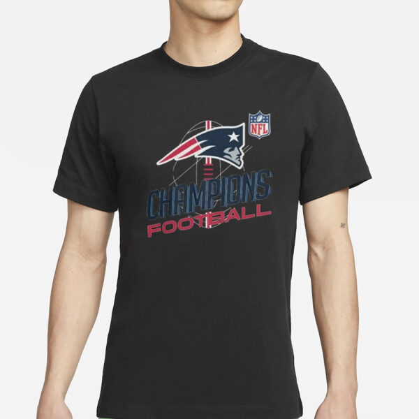 New England Patriots Nfl Champions Football 2024 T-Shirt