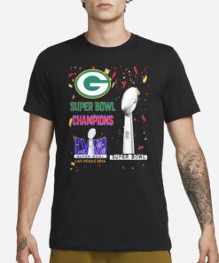 Packers Super Bowl Champions LVIII Las Vegas 2024 T-Shirt1