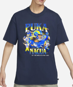Puka Nacua Sets The All Time Rookie Receiving T-Shirt1