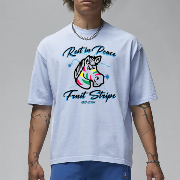 Rest In Peace Fruit Stripe 1969-2024 Limited T-Shirt3