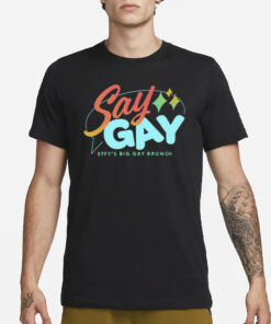 Say Gay Effy's Big Gay Brunch T-Shirt3