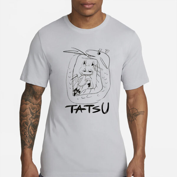 Shirakami Fubuki Tatsu Art T-Shirt1