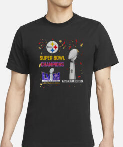 Steelers Super Bowl Champions LVIII Las Vegas 2024 T-Shirts