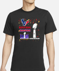 Texans Super Bowl Champions LVIII Las Vegas 2024 T-Shirts