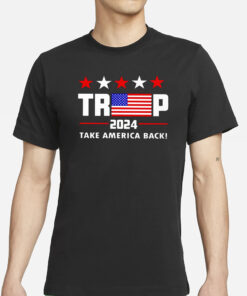 Trump Take America Back Classic Flag T-Shirt