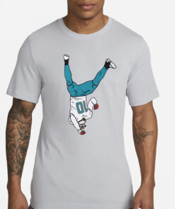 Tyreek Hill Dolphins Football Backflip T-Shirts