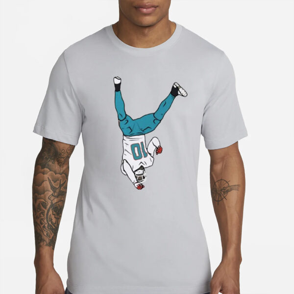 Tyreek Hill Dolphins Football Backflip T-Shirts