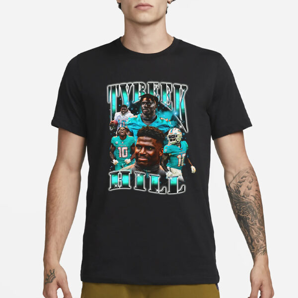 Tyreek Hill Miami Dolphins Graphic T-Shirt1