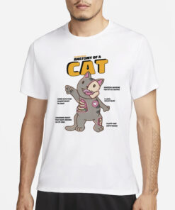 Yujinclothing Cat Anatomy T-Shirts