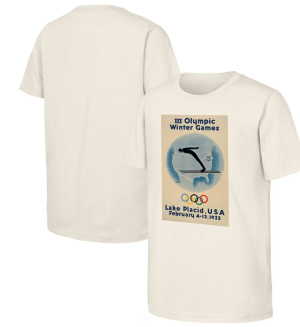 1932 Lake Placid Games Olympic Heritage T-Shirt1