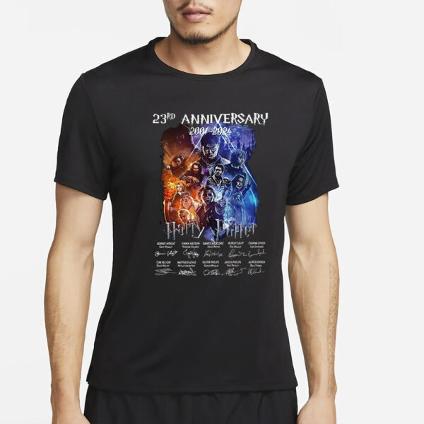 23rd Anniversary 2001 – 2024 Harry Potter Thank You For The Memories T-Shirt4