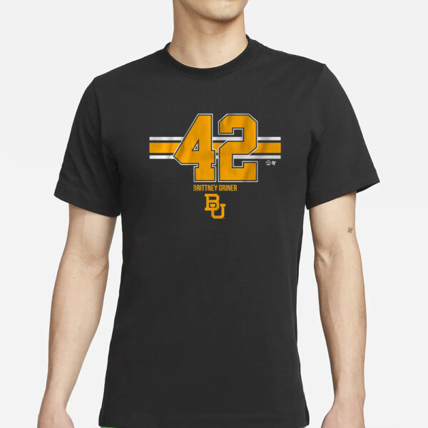 BAYLOR BASKETBALL BRITTNEY GRINER 42 T-SHIRT