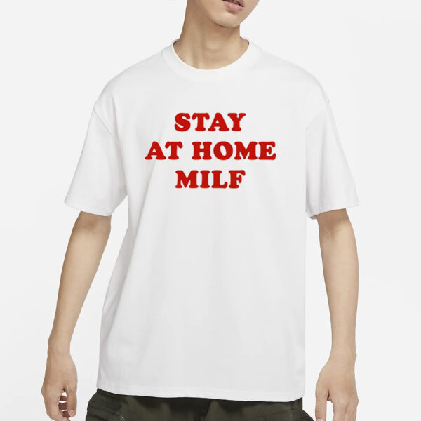 Britty_Paige Wearing Stay At Home Milf T-Shirts