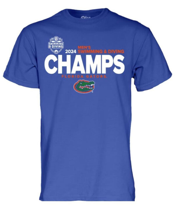 Florida Gators 2024 Sec Swimming Diving Champions T-Shirt1