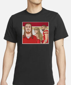 George Kittle’s Travis Kelce Taylor T-Shirts