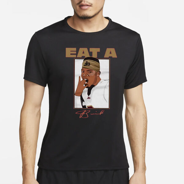 Jameis Winston Eat A W Portrait Wht T-Shirt2