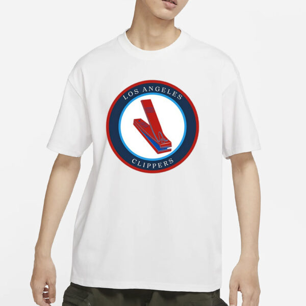 Molly Morrison Nail Clipper Los Angeles Clippers T-Shirt