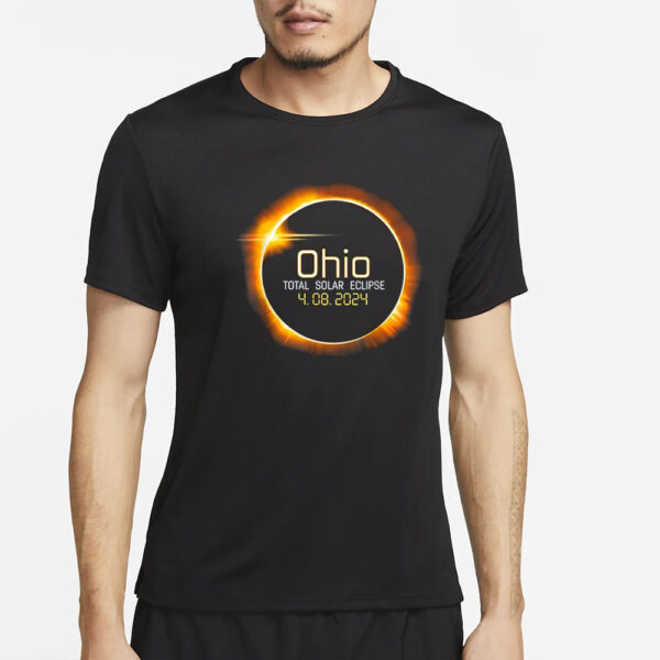 Ohio Totality Total Solar Eclipse April 8 2024 T-Shirt2