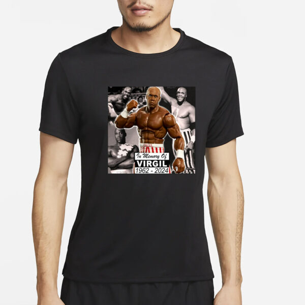 Ringsidec In Memory Of Virgil Wrestler 1962-2024 T-Shirt2