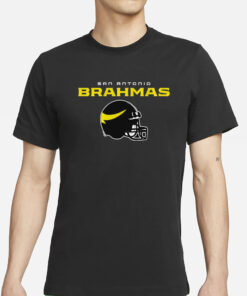 San Antonio Brahmas Ufl Vintage Helmet T-ShirtS