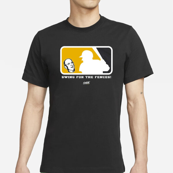 Swing For The Fences T Shirt For Oakland Baseball FansS