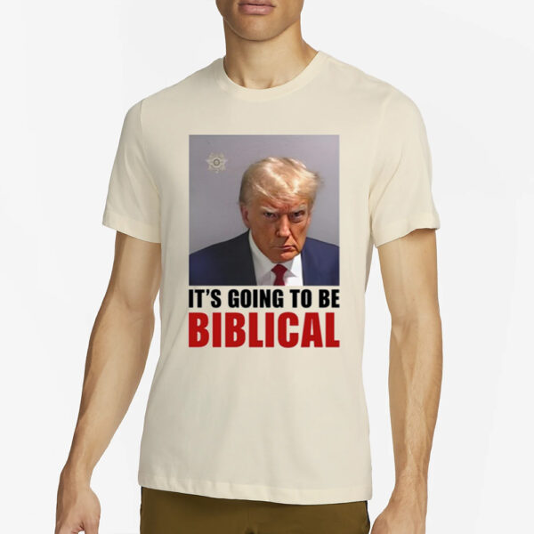 Trump Mugshot Its Going To Be Biblica T-Shirt2