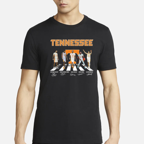 2024 Tennessee Team Abbey Road Signatures T-Shirt3