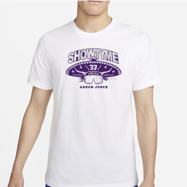 AARON JONES SHOWTYME MINNESOTA T SHIRT4