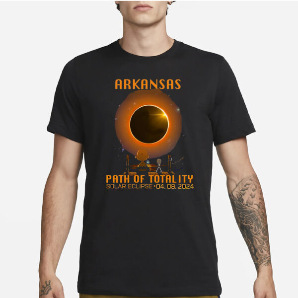 Arkansas Path Of Totality Solar Eclipse April 8st 2024 T-Shirt1