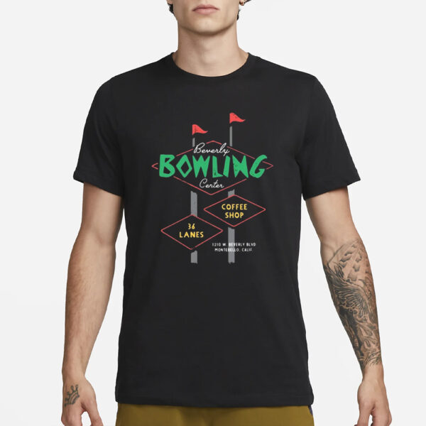 Beverly Bowling Center Coffee Shop 36 Lanes T-Shirt4