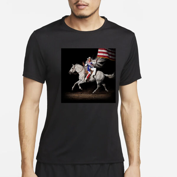 Beyoncé Cowboy Carter Album Cover T-Shirt4