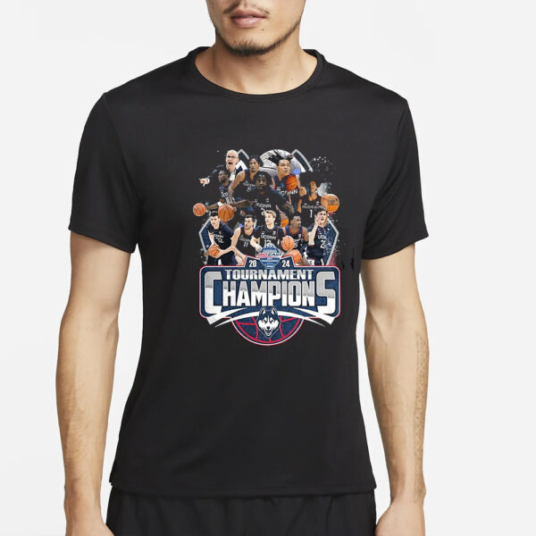 Big East 2024 Tournament Champions Uconn Huskies T-Shirt2