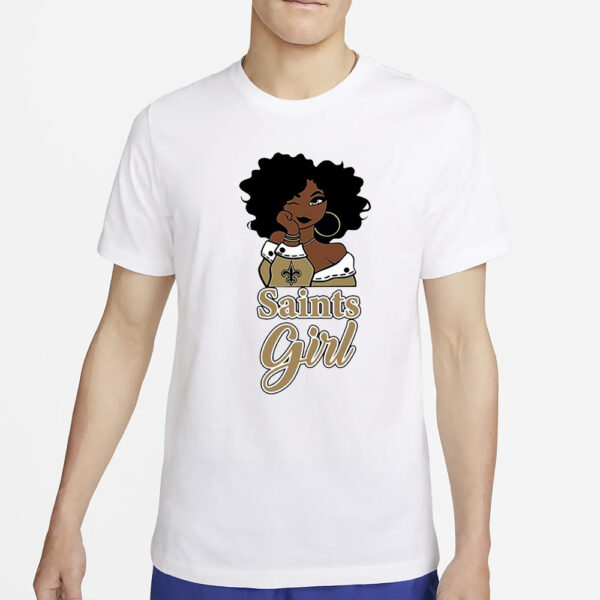 Black Girl Oklahoma Saints T-Shirt4